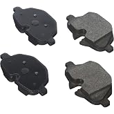 BOSCH BE1473H Blue Disc Brake Pad Set with Hardware for Select - Rear | Compatible with Select BMW 528i, 535d, 535i, 540d, ActiveHybrid 5, i8, M550i, X3, X4, X5, X6, Z4 + More