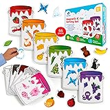 Simply magic 11 Jars Magnetic Color Sorting Set