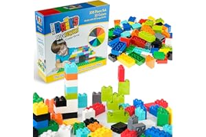 Strictly Briks Toy Large Building Blocks for Kids and Toddlers, Big Bricks Set for Ages 3 and Up, 100% Compatible with All Major Brands,10 Multi Colors, 108 Pieces