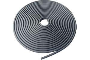 Rubber Edge Trim, 1/4" U Channel Edge Trim, Edge Protector for Plywood, Glasses or Flexiglasses, 1/4 in Flexible U Shaped Gas