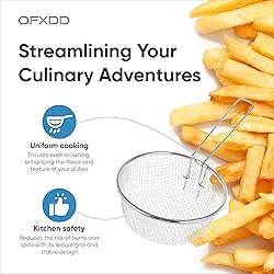 Deep Wire Basket for Cooking - Pack of 2