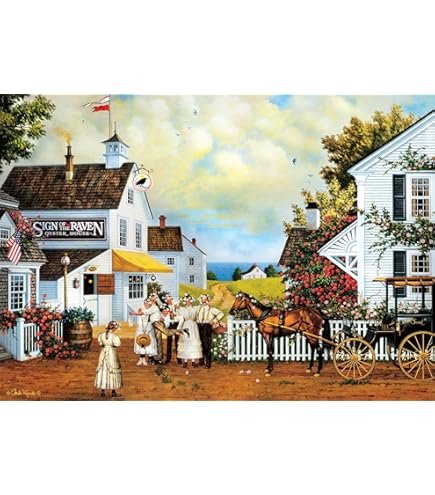 Amazon.com: CEACO Jane Wooster Scott Spring Has Sprung Puzzle (550