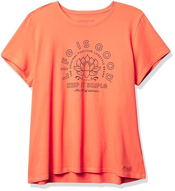 Life is Good Women's Crusher Graphic TShirt Amazon.in Clothing