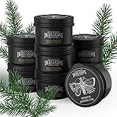 Dr. Killigan's Cedarwood Chip Canisters - Moth Repellent for Closets, Cedar Blocks for Clothes Storage, Drawer Deodorizers, 8 Reusable Tins with Wood Shavings