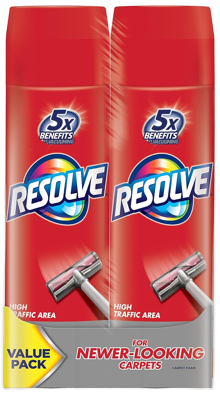 Best resolve dry carpet cleaner with brush