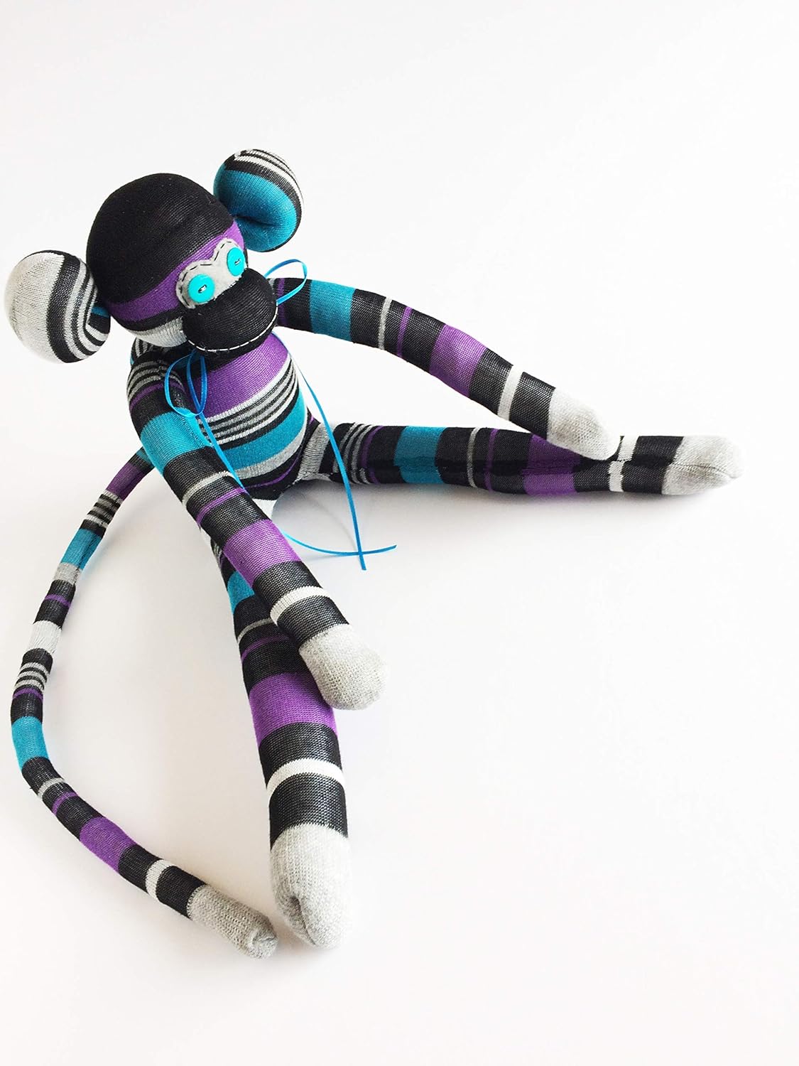 purple sock monkey
