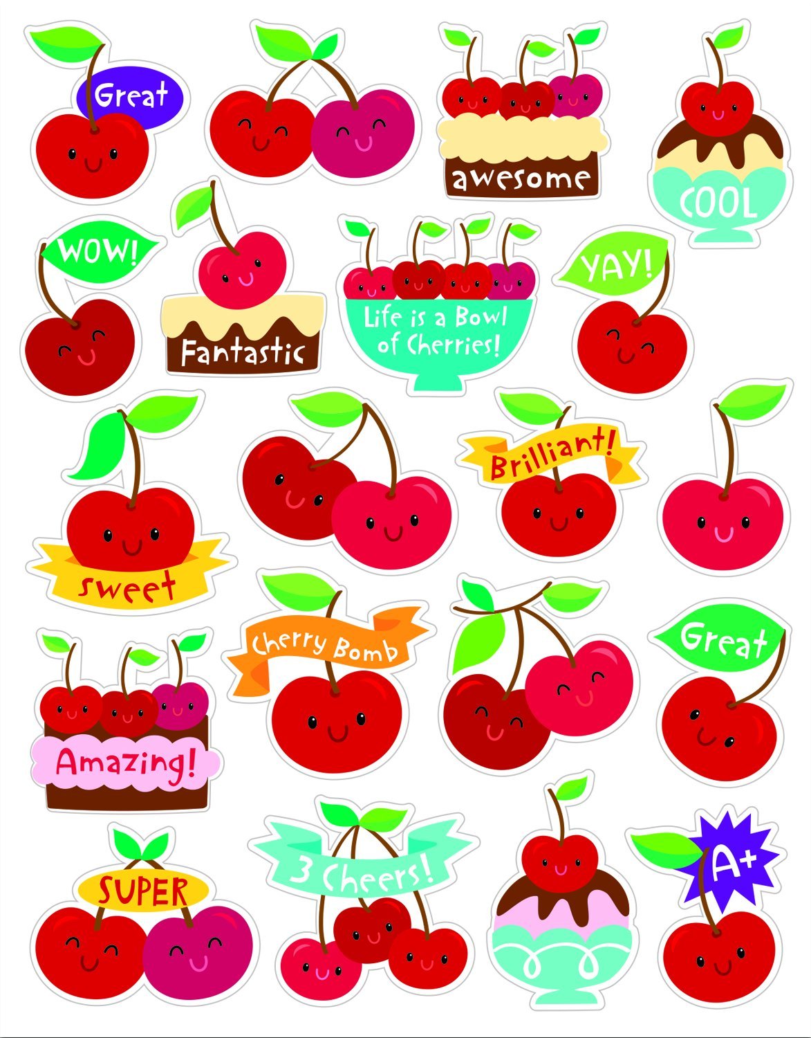 EurekaCherry Stickers - Scented