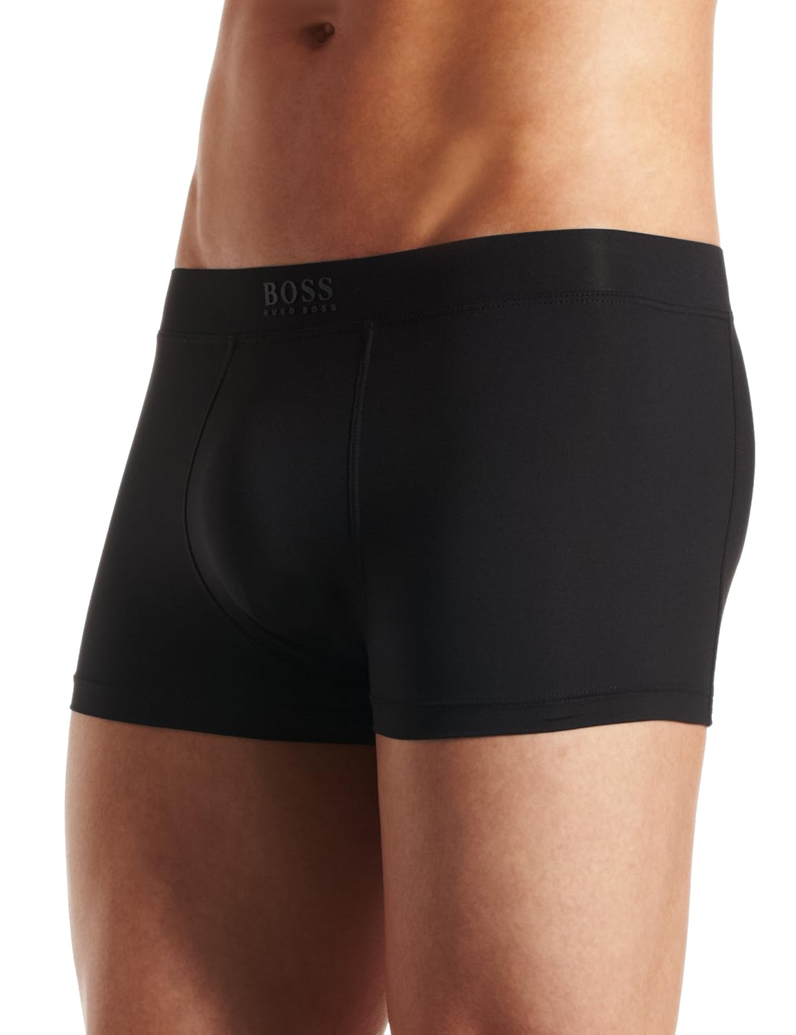 Buy Hugo Boss BOSS Men's Energy Microfiber Covered Waistband Boxer, Black, Small at Amazon.in