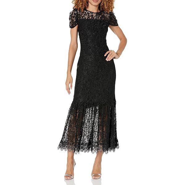 Trina Turk Women's Lace Cocktail Dress, Black at Amazon Women's Clothing  store