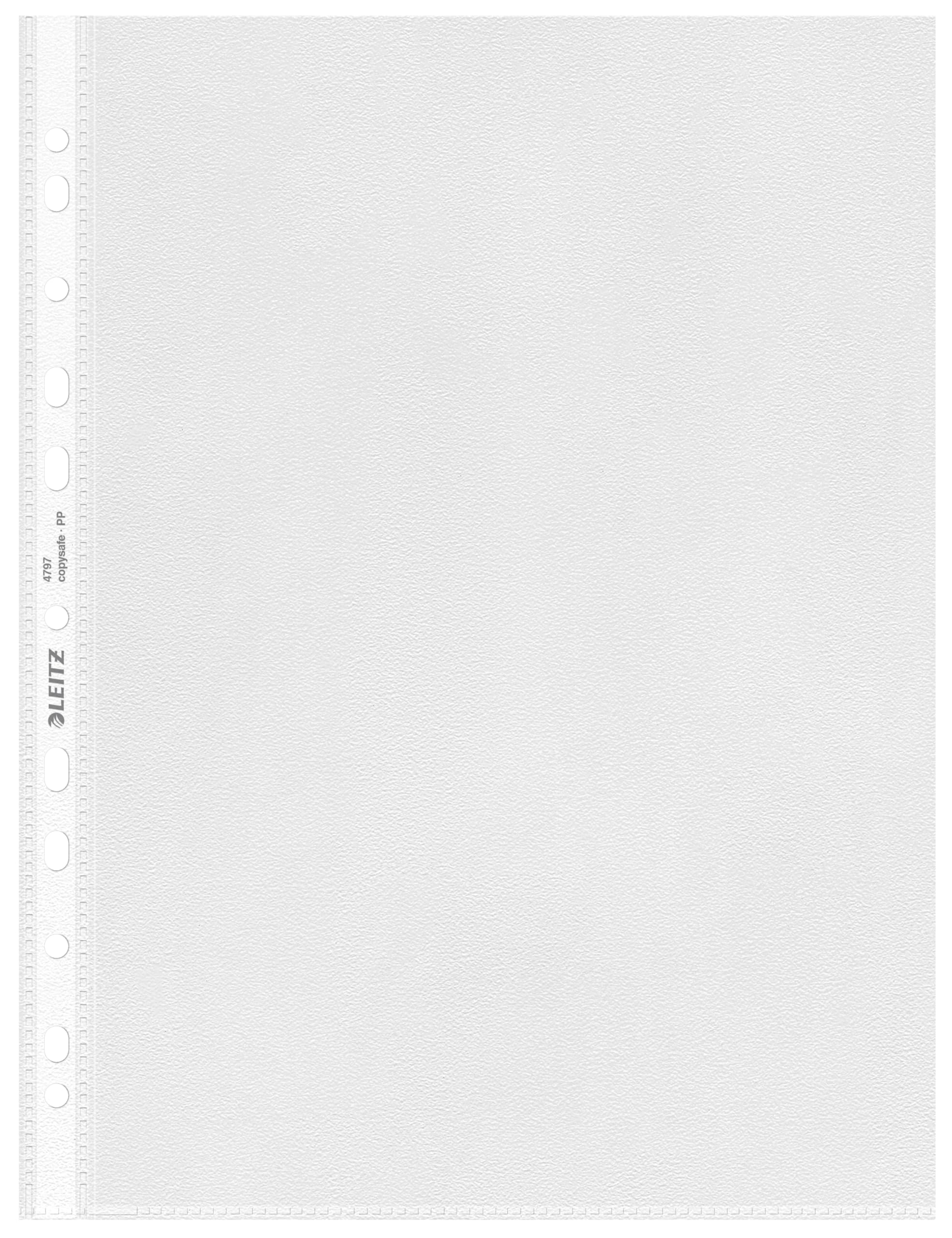 Leitz Standard A4 Embossed Pockets Pack of 100