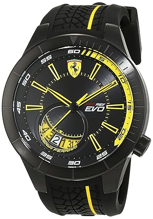 Scuderia Ferrari Analog Black Dial Mens Watch - 0830340