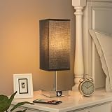 Aooshine Touch Bedside Lamp with USB C A Charging Ports, 3-Way Dimmable view 3
