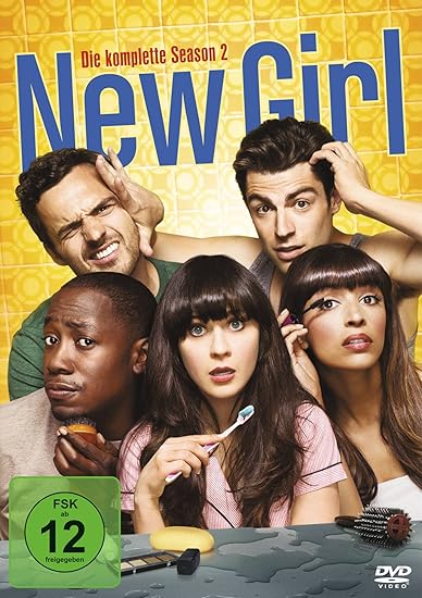 New Girl Die Komplette Season 2 3 Dvds Amazon De Zooey Deschanel Jake M Johnson Max Greenfield Lamorne Morris Hannah Simone Justin Long Damon Wayans Jr Ludwig Goransson Peyton Reed Jason Winer Zooey Deschanel Jake M