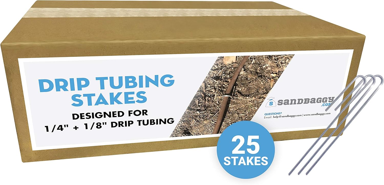 Best Garden Staples Galvanized 6 Inch 25