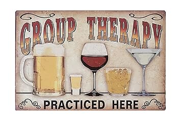 Sehaz Artworks 'Group Therapy' Wall Sign (Wooden, 30 cm x 20 cm x 0.3 cm)