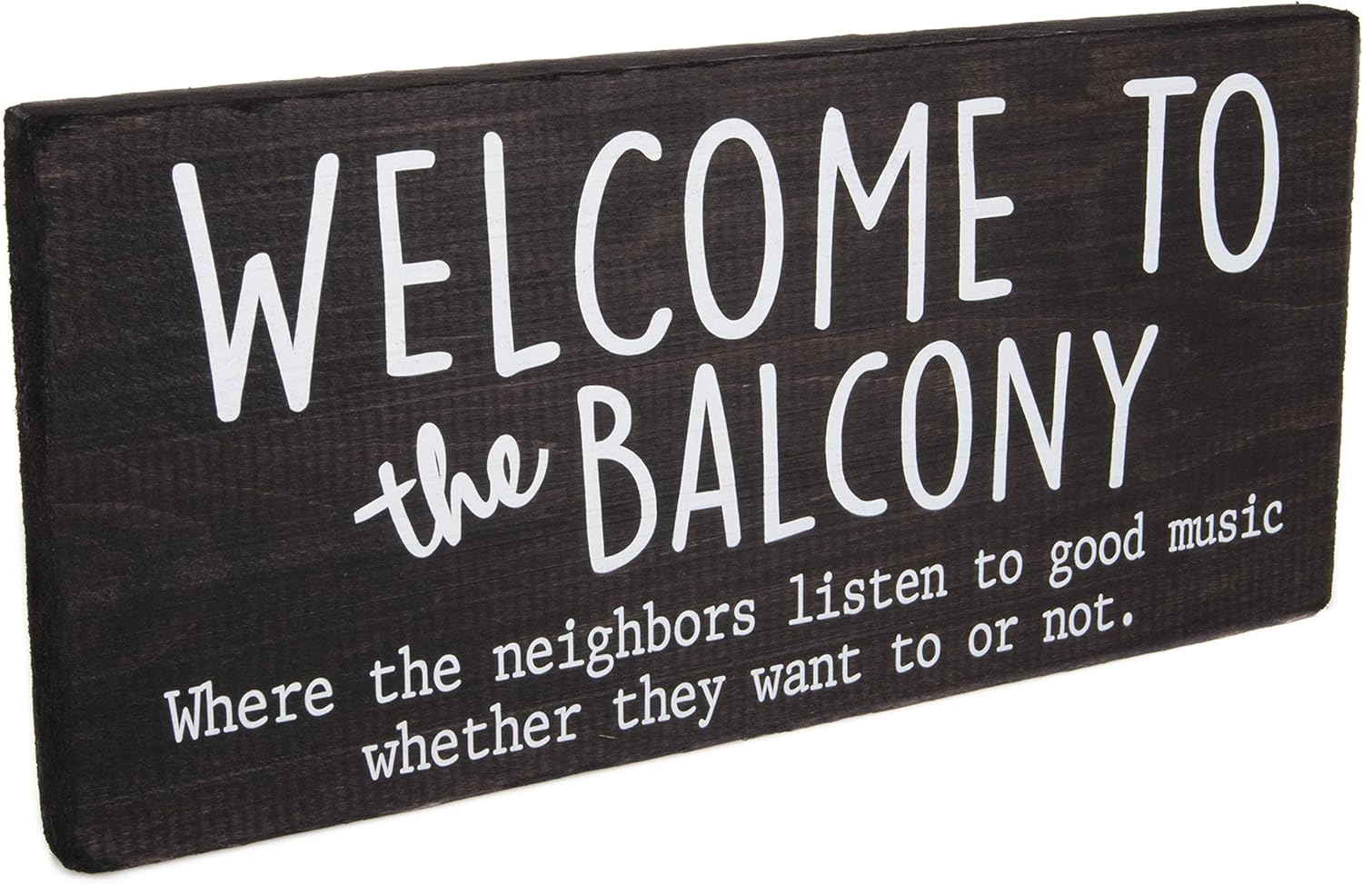 Plaques & Wall Art - Outdoor Balcony Decor for Apartment - Small Balconies Wall Art - Welcome Sign for Summer Apartments with Patio or Decks