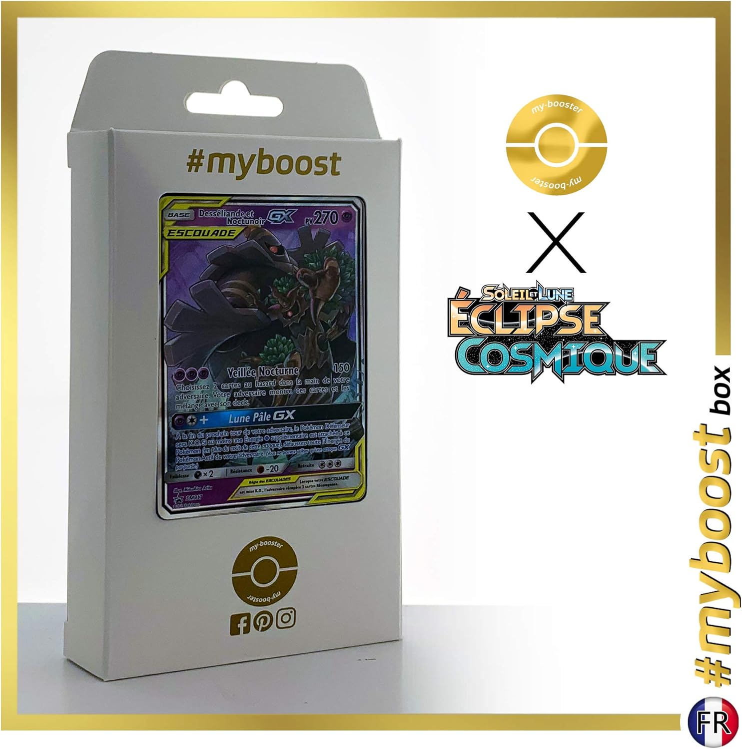 Cartes A Collectionner Jouets De Collection Meueneagrama Com Desseliande Et Noctunoir Gx Sm217 Coffret De 10 Cartes Pokemon Francaises Myboost X Soleil Lune 12 Eclipse Cosmique
