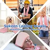 Sukeen 4 Pack Cooling Towel 40x12 In Premium Quick Dry Neck Wraps view 4