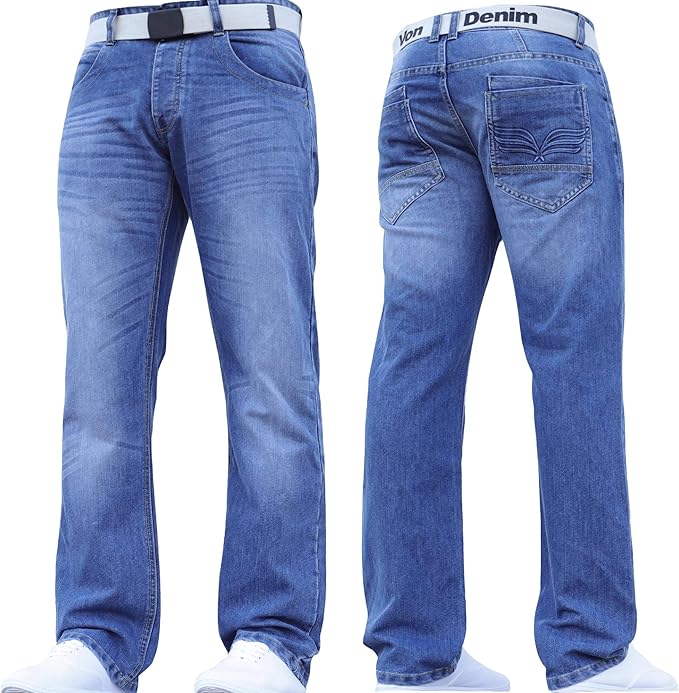 mens designer jeans straight leg