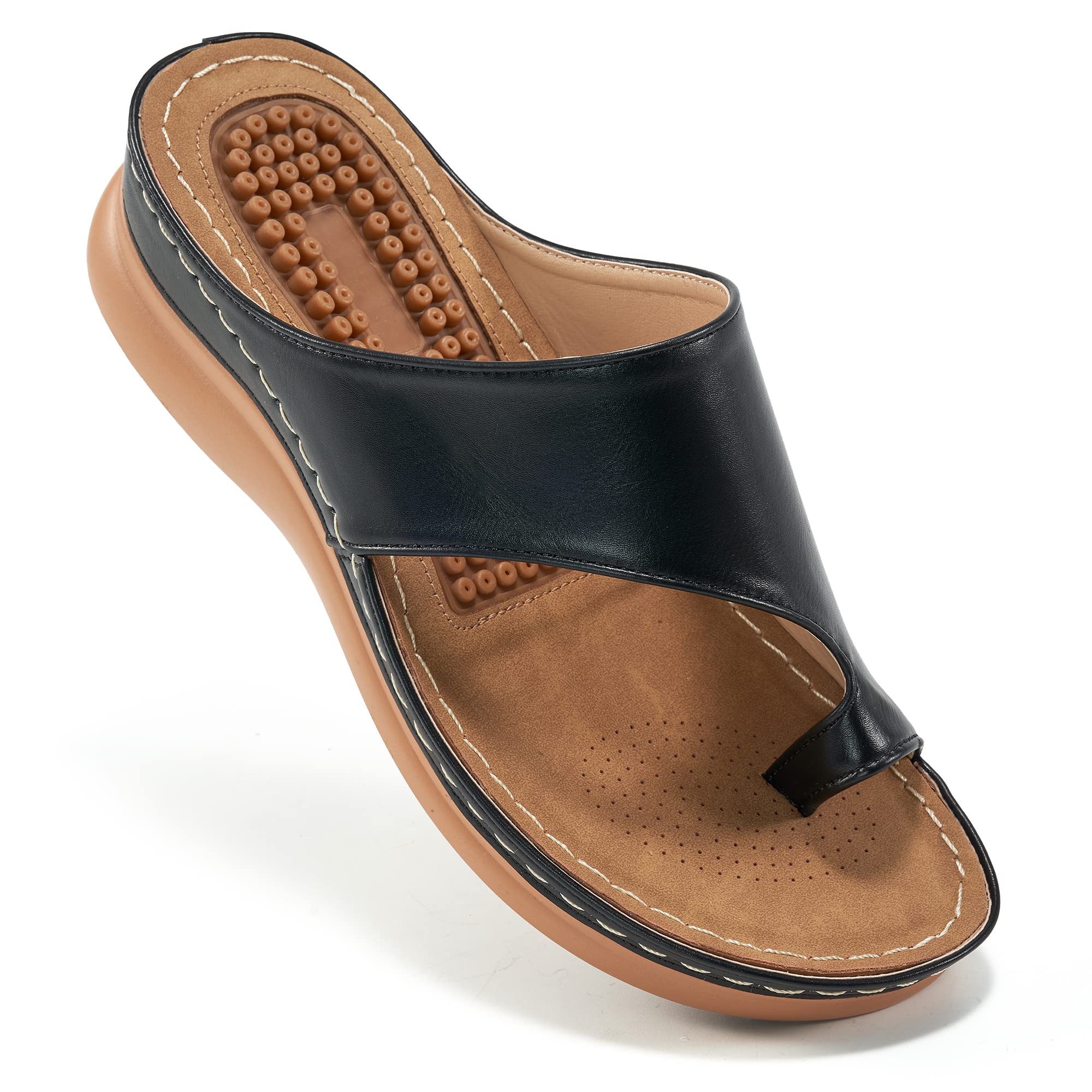 Aomigoct Sandals for Women Wedge Shoes: Comfortable