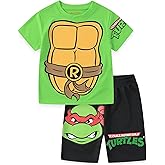 Nickelodeon Teenage Mutant Ninja Turtles Boys 2 Piece Pullover T-Shirt and Shorts Set for Toddler and Big Kids