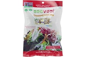 Seasnax / Naturesnax Seawd Snak, Veg Salad Mix, 0.90 Ounce (Pack of 12)