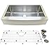 Auric Sinks 33" Retrofit Short 6" Apron Farmhouse Curved ...