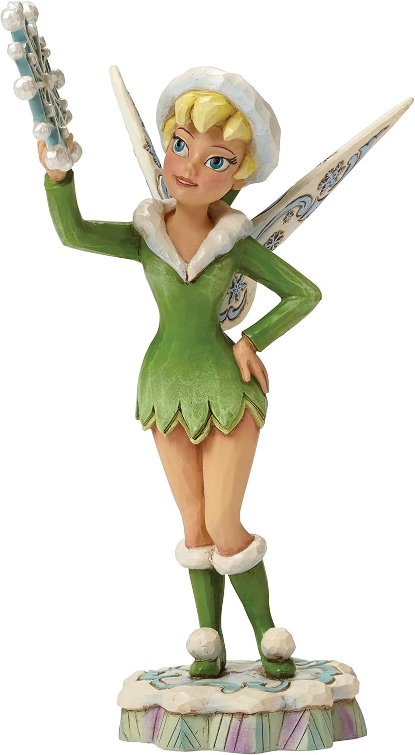 Statues Maquettes Et Bustes Disney Traditions 4046018 Figurine Fee Clochette En Hiver 19 8 Cm Jeux Et Jouets Groupisd Com