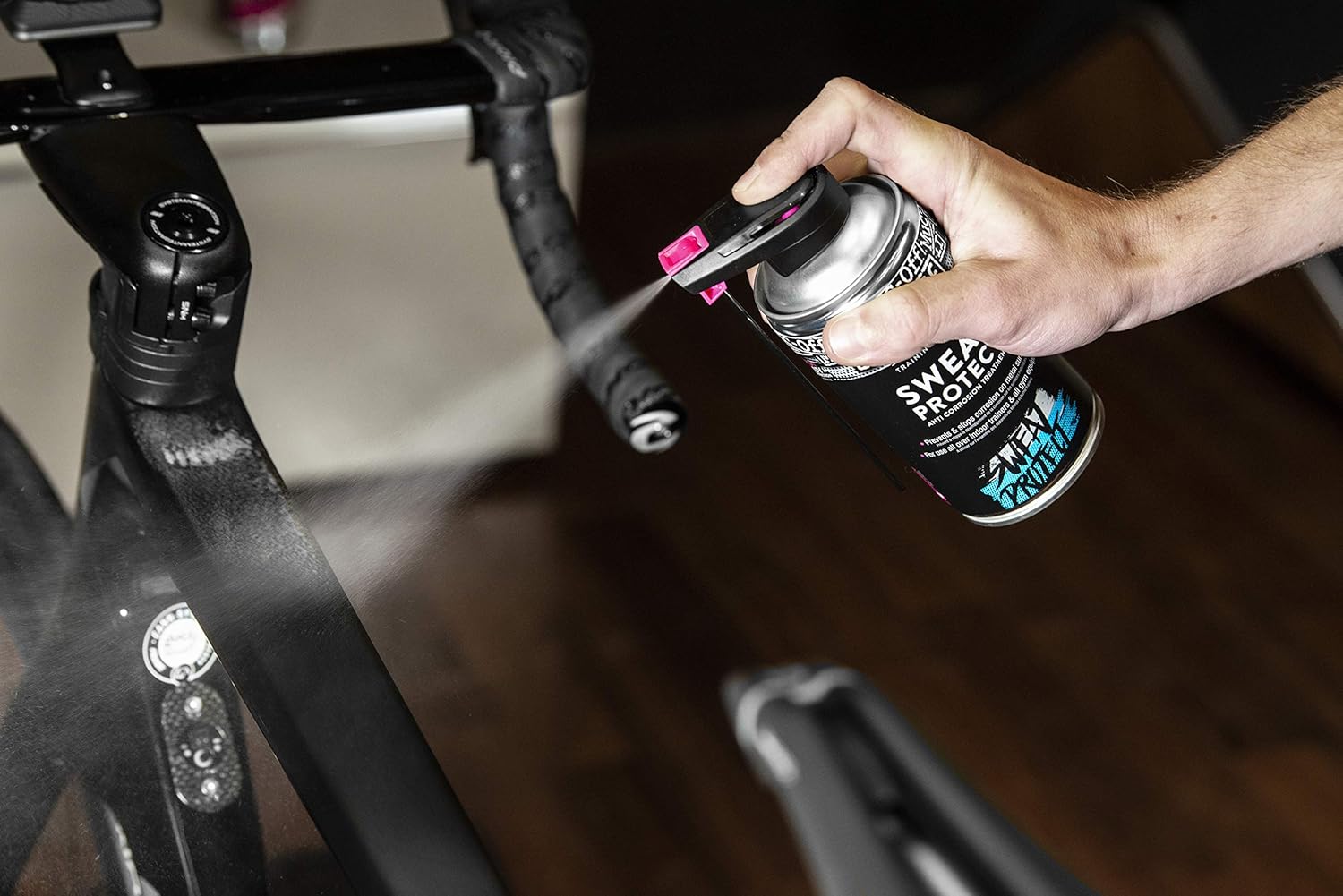 Muc-Off Sweat Protect, Indoor Trainer and Gym Equipment Anti-Corrosion Spray, Drives Out Moisture, Prevents Rust - Image 5