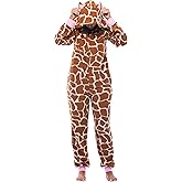 Just Love Adult Onesie with Animal Prints Pajamas
