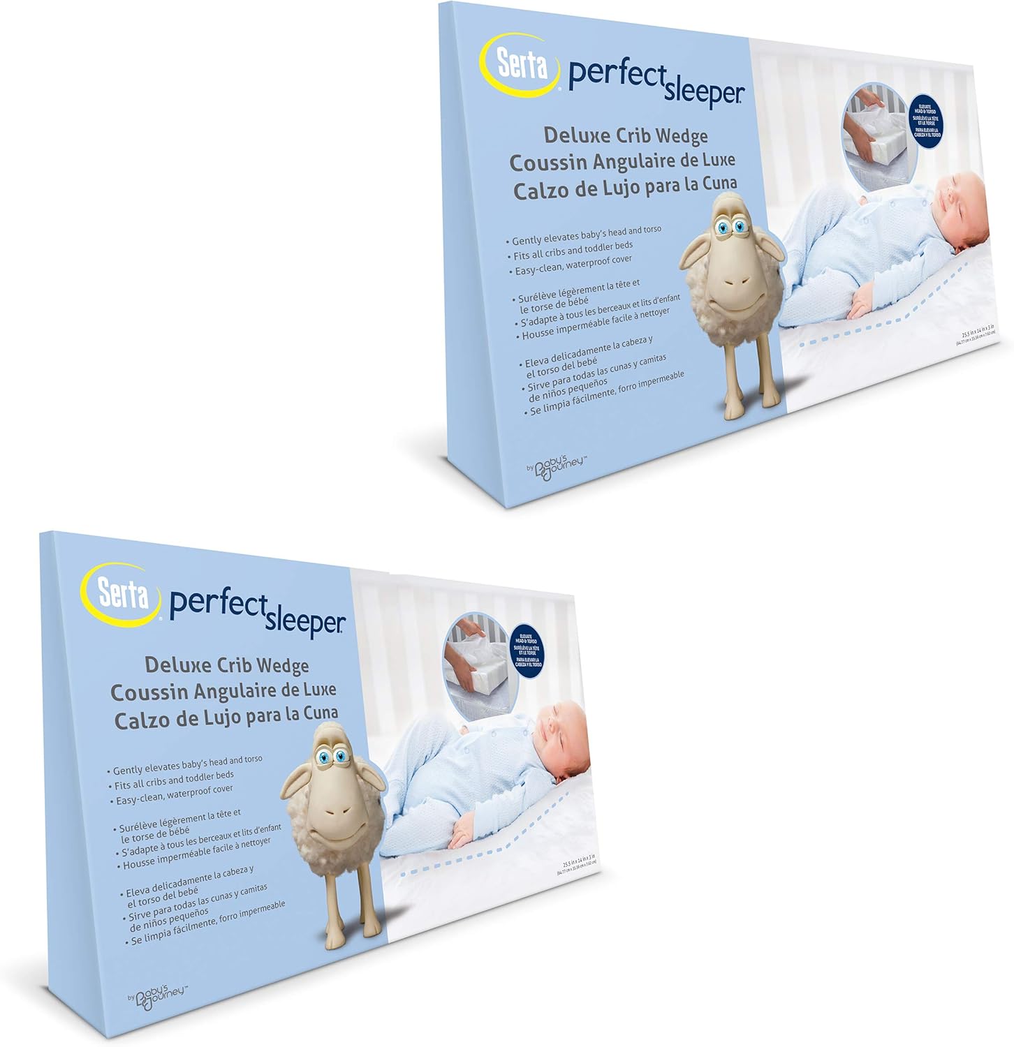 serta perfect sleeper crib wedge