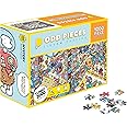 Odd Pieces Mystery Jigsaw Puzzle-1,000 Pcs Mystery Puzzle with Storytelling Comics, Secret Ending-1000 Piece Puzzle for Adults & Kids –19.7'' x 27.6'' Frameable Magic Puzzle Art (Turbo 3000)