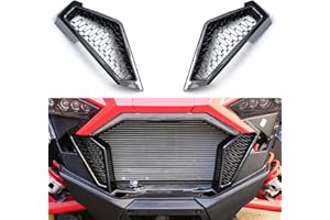 RERPRO UTV RZR PRO XP Front Side Mesh Grill Cover Fascia Grille Insert Compatible with 2020 2021 2022 2023 2024 Polaris RZR PRO XP / 4 Exterior Accessories Inlet Protection Bezel Trim Decor Decal