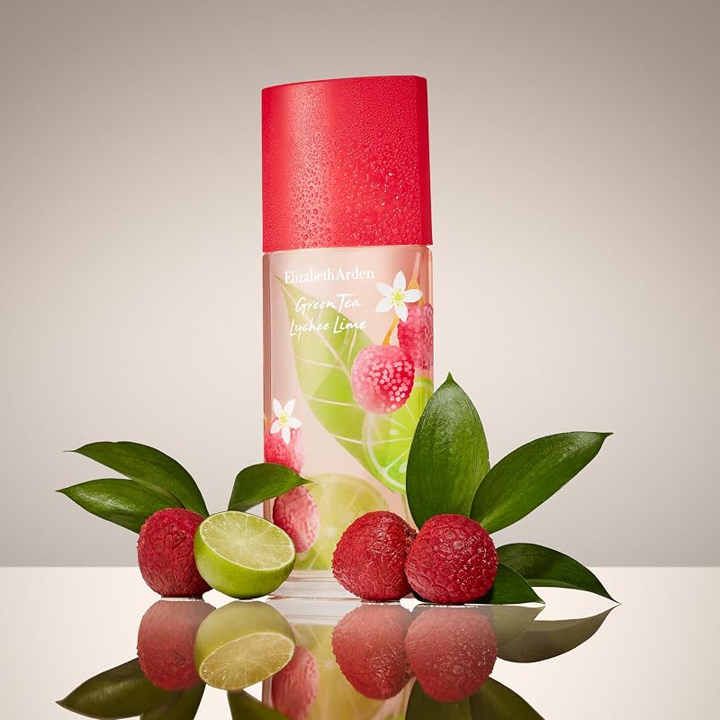 – Green Tea Lychee Lime, Eau de Parfum, Erfrischendes Parfüm mit grünem Tee, Litschi und Geranie, Damenparfüm, 100 ml