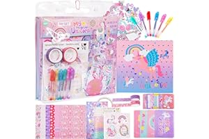 YOYTOO DIY Journal Kit for Girls, Personalized Diary & Scrapbook Stuff for Teens Girls, Decorate Your Planner/Organizer, Journaling Arts Craft Kit Birthday Gifts Ideas for Girls Ages 6-15 Years Old