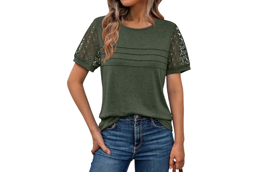 Best Dressy Lace Summer Short Sleeve Tops 2026