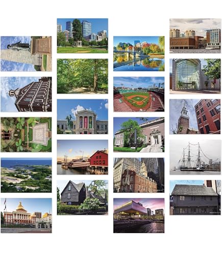 Dear Mapper Vintage Maine USA Landscape Postcards Pack - 20pc Set 3.94x5.83" Cards For Mailing & Decor - View #9