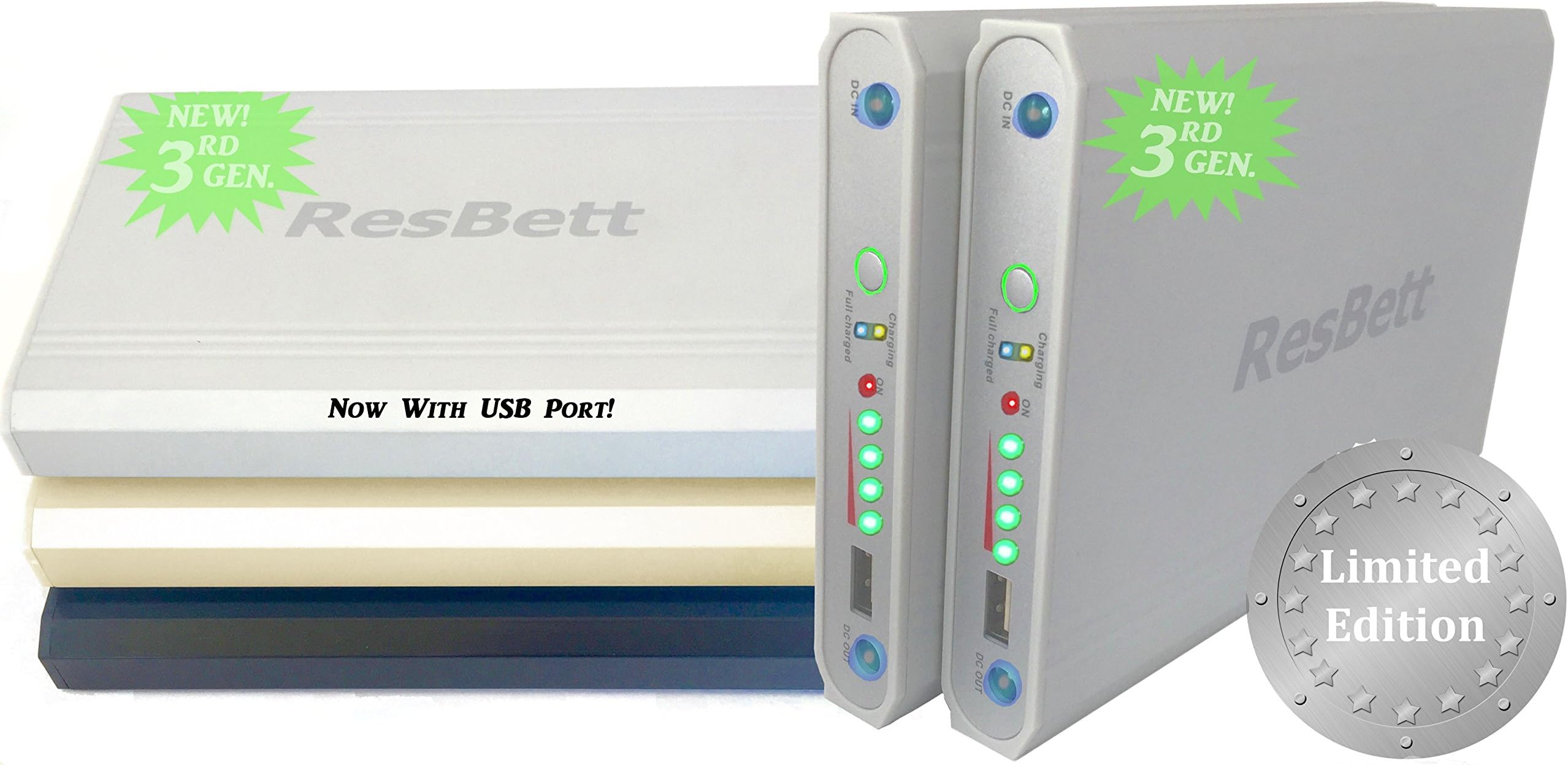 Respironics DreamStation DUAL ResBett C-100 CPAP Dual Battery Complete Kit B36