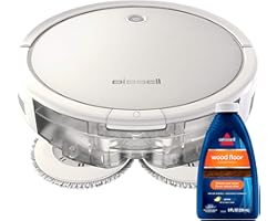 Bissell SpinWave Hard Floor Expert Pet Robot, 2-in-1 Wet Mop and Dry Robot Vacuum, WiFi Connected with Structured Navigation,