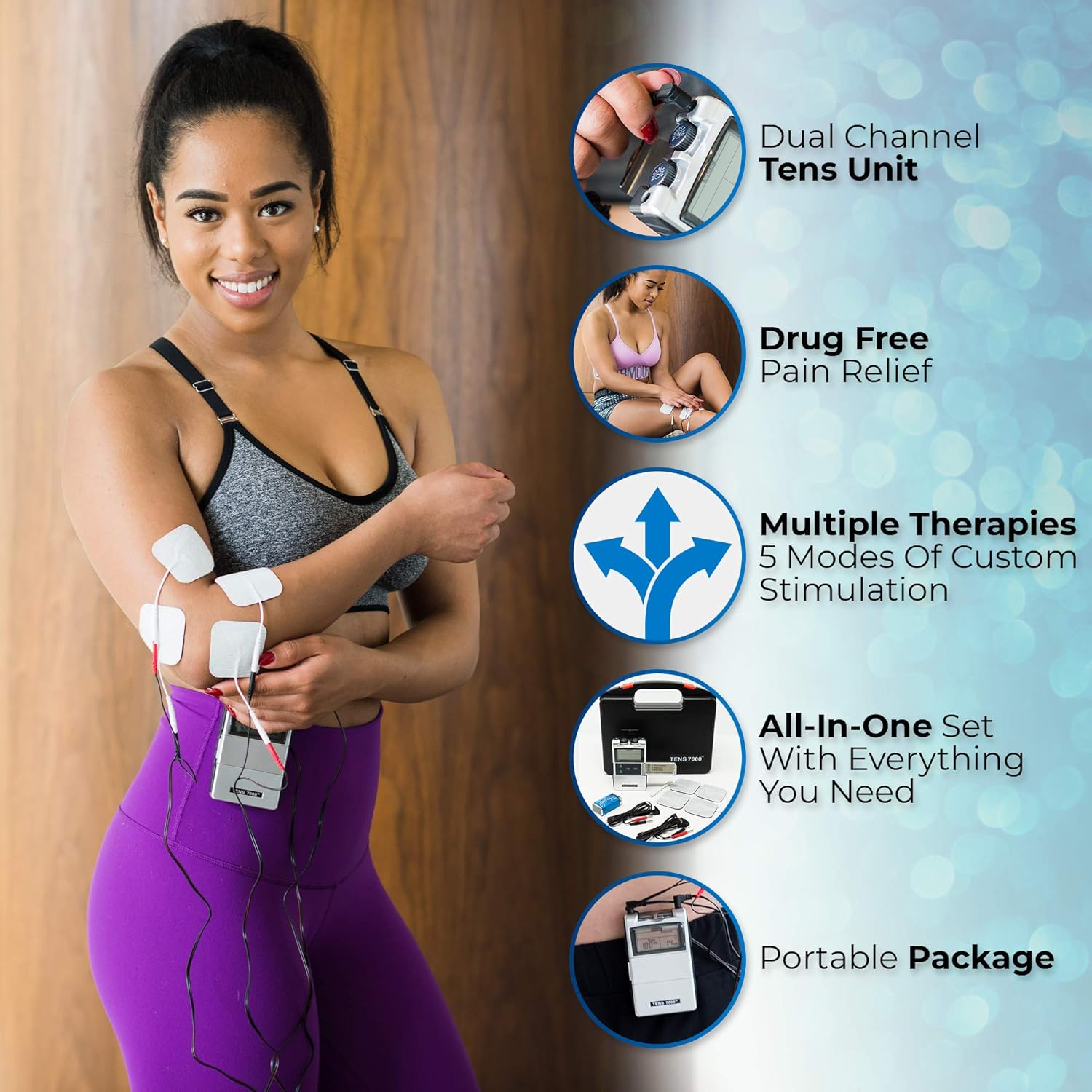 TENS 7000 2nd Edition Digital TENS Unit with Accessories: Industrial & Scientific