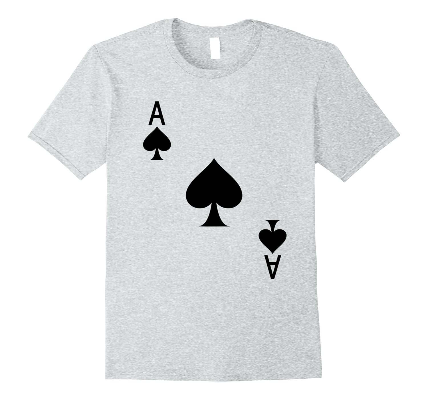 Ace Of Spades T-Shirt Playing Card Tee | Halloween Costume T-Rose