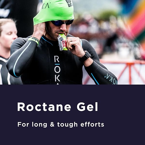 GU ENERGY ROCTANE ULTRA ENDURANCE ENERGY GEL, VEGAN, GLUTEN-FREE, KOSHER, AND DAIRY-FREE ON-THE-GO SPORTS NUTRITION FOR RUNNING, BIKING, HIKING OR SKIING, CHOCOLATE COCONUT,24-COUNT