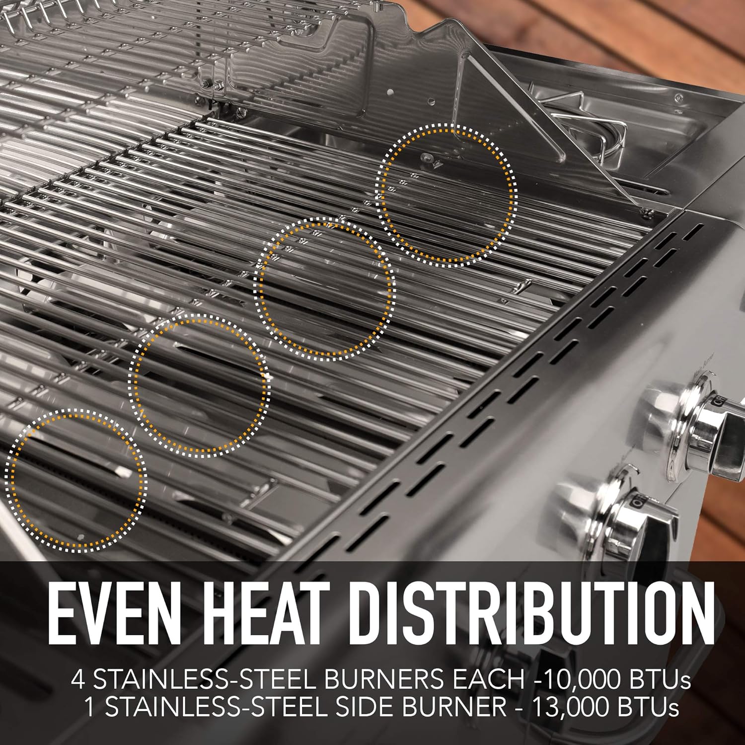 review Kenmore  PG-40405S0LA Stainless Steel 4 Burner Outdoor Patio Gas BBQ Propane Grill With Side Burner in , Stainless Steel