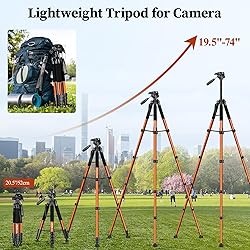 JOILCAN Tripod Camera Tripods, 74" Tripod for