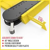 XEEMYX 2 Pack Contour Gauge with Lock 5" & 10" Plastic Profile Tool for view 5