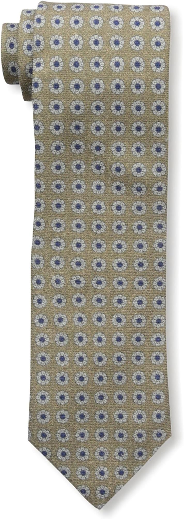 Edward Armah Men's Patterned Tie, Olive