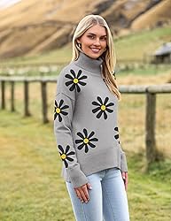 Zeagoo Women's Turtleneck Sweater 2024 Fall Winter