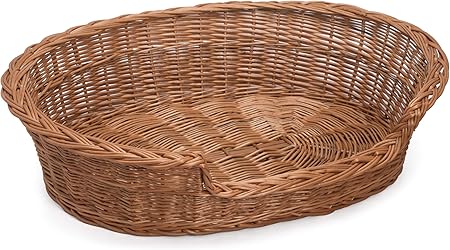 wicker pet basket
