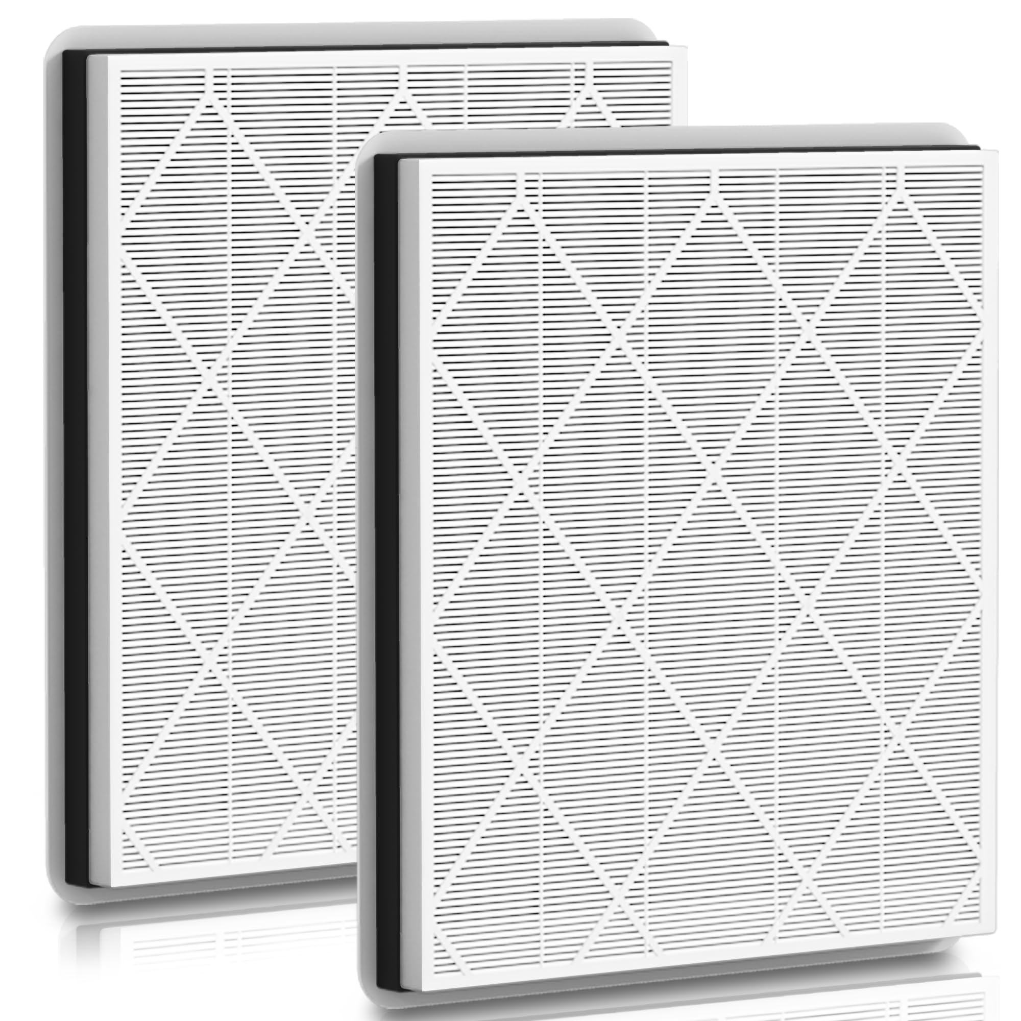 Photo 1 of (2 Pack) HE401 Replacement Filter for Shark Air Purifier 4, HE401 HE402 HE405 HE400 Air Purifiers, 3-IN-1 Pre-filter, H13 True & Activated Carbon Filter