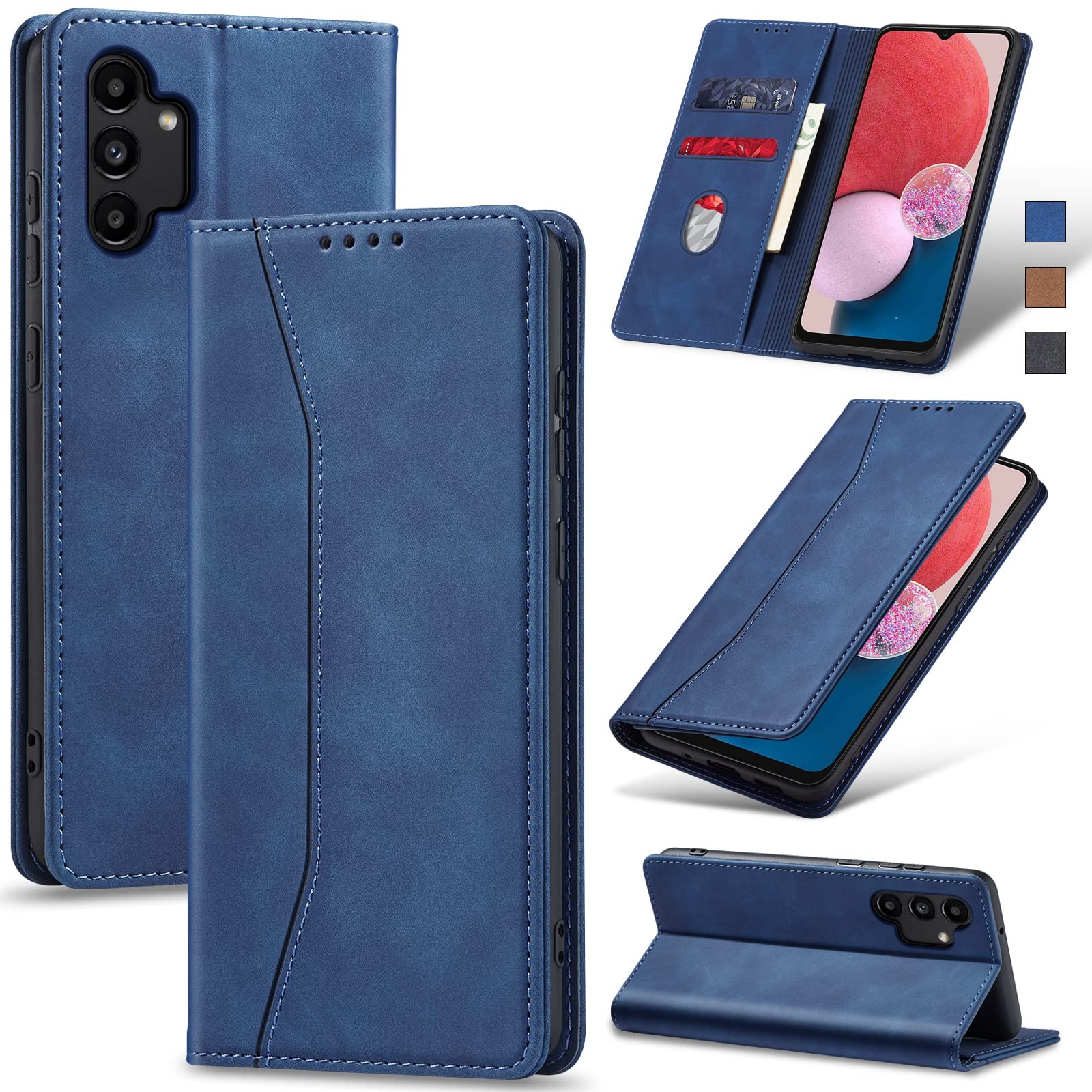 Jasonyu Flip Wallet Case for Samsung Galaxy A13